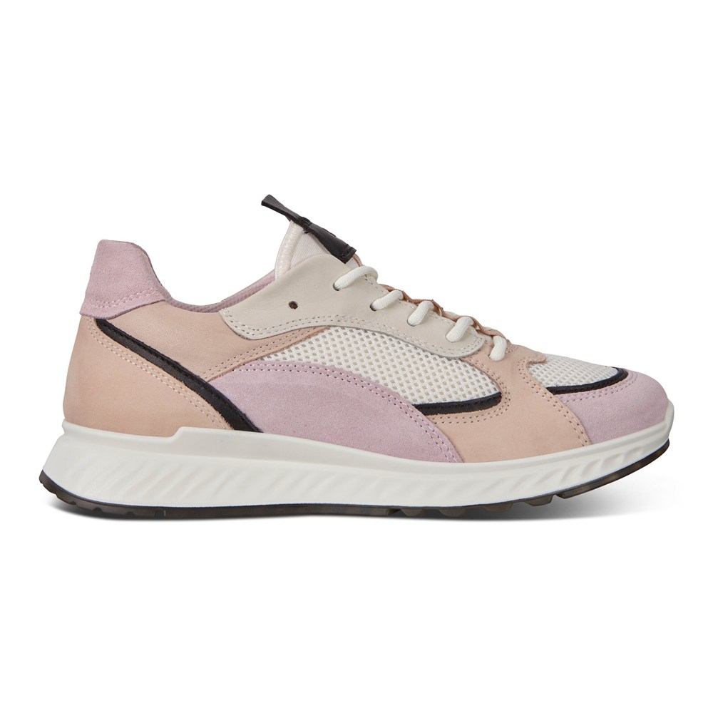 ECCO Womens Sneakers Pink/White/Rose - St.1 - BVU-604381